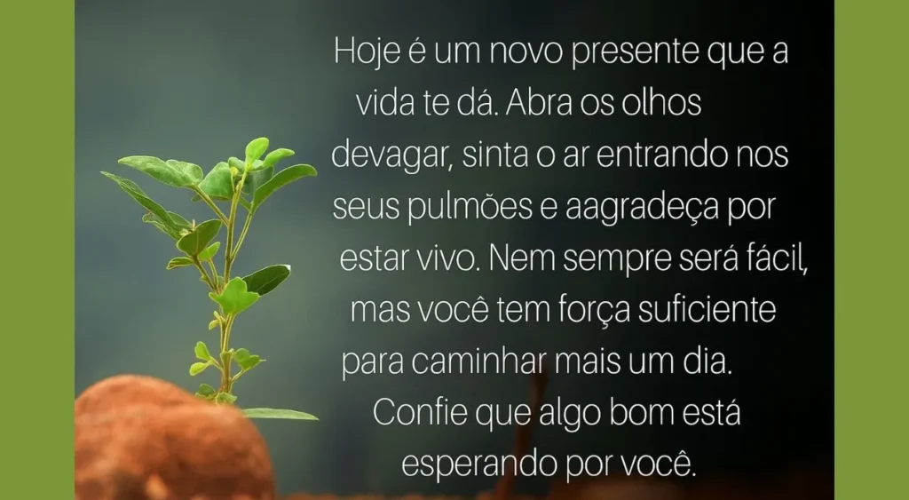 Mensagem Motivacional de Bom Dia