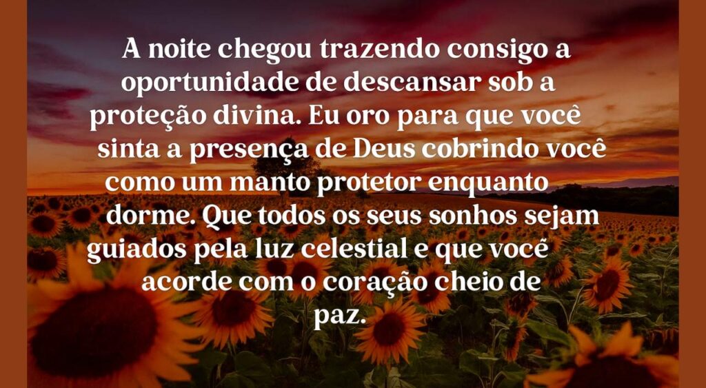 Mensagens de Boa Noite Abençoada