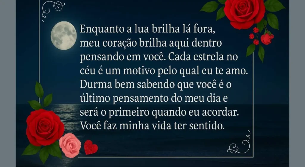 Mensagens de Boa Noite para o WhatsApp