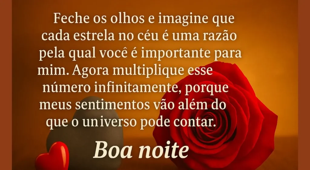 Mensagens de Boa Noite Diferente