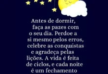 mensagem de boa noite